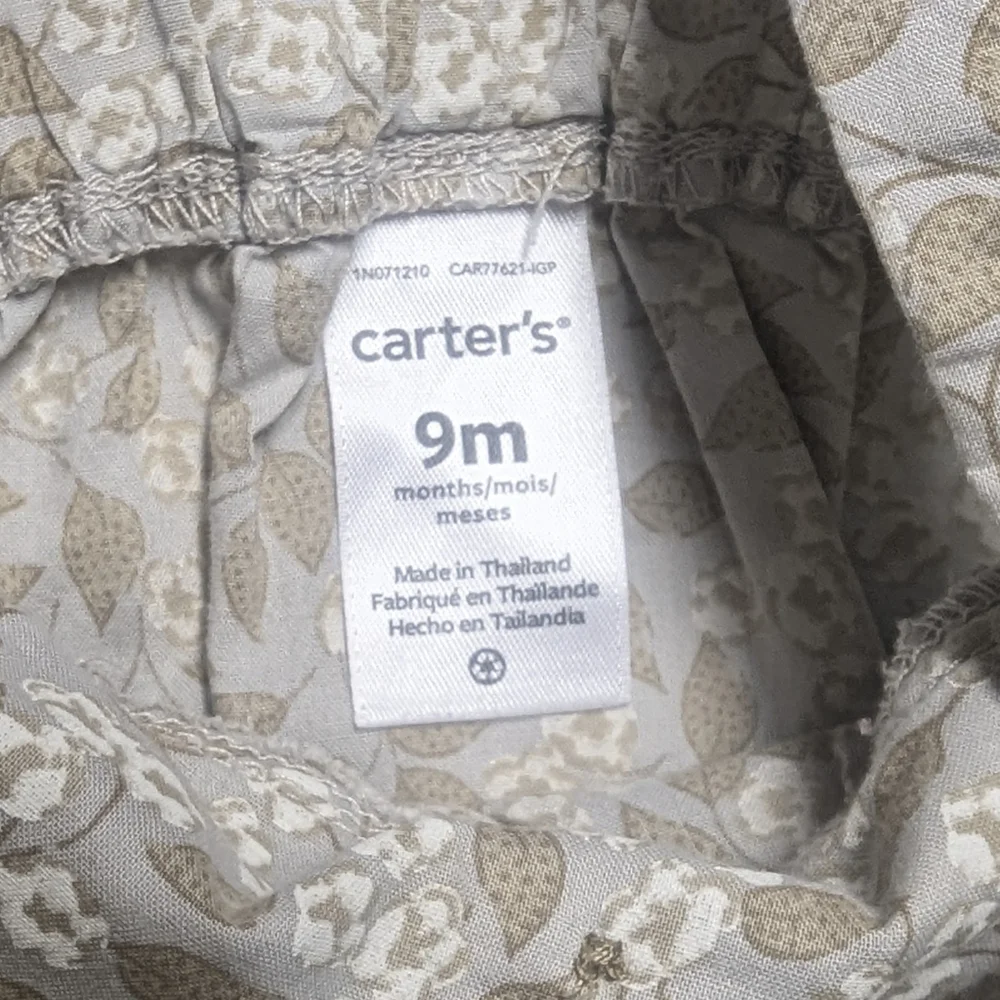Carter's Floral Baby Romper - Picture 4 of 5